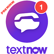 TextNow Premium Logo